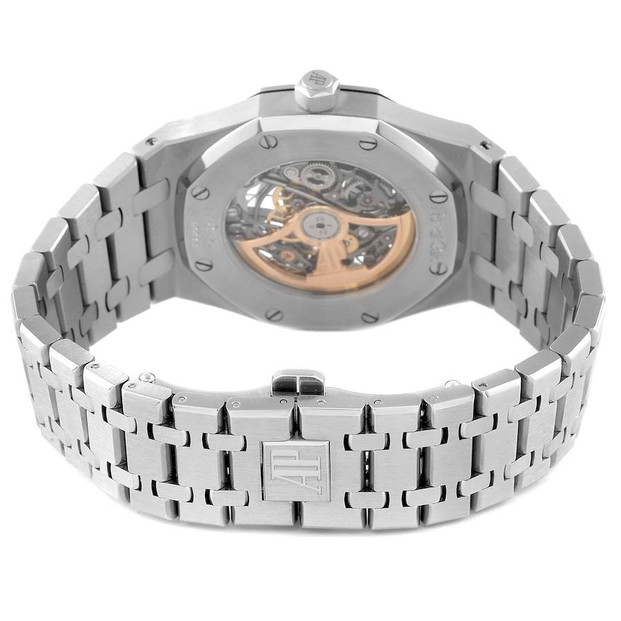 Audemars Piguet Royal Oak Openworked Steel Mens Watch 15305ST