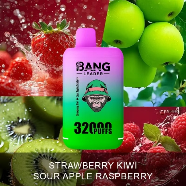 Bang Leader 32K Puffs 2-in-1 Prefilled Vape Device - Dual Flavour, Rechargeable, 650mAh, Dual Pods