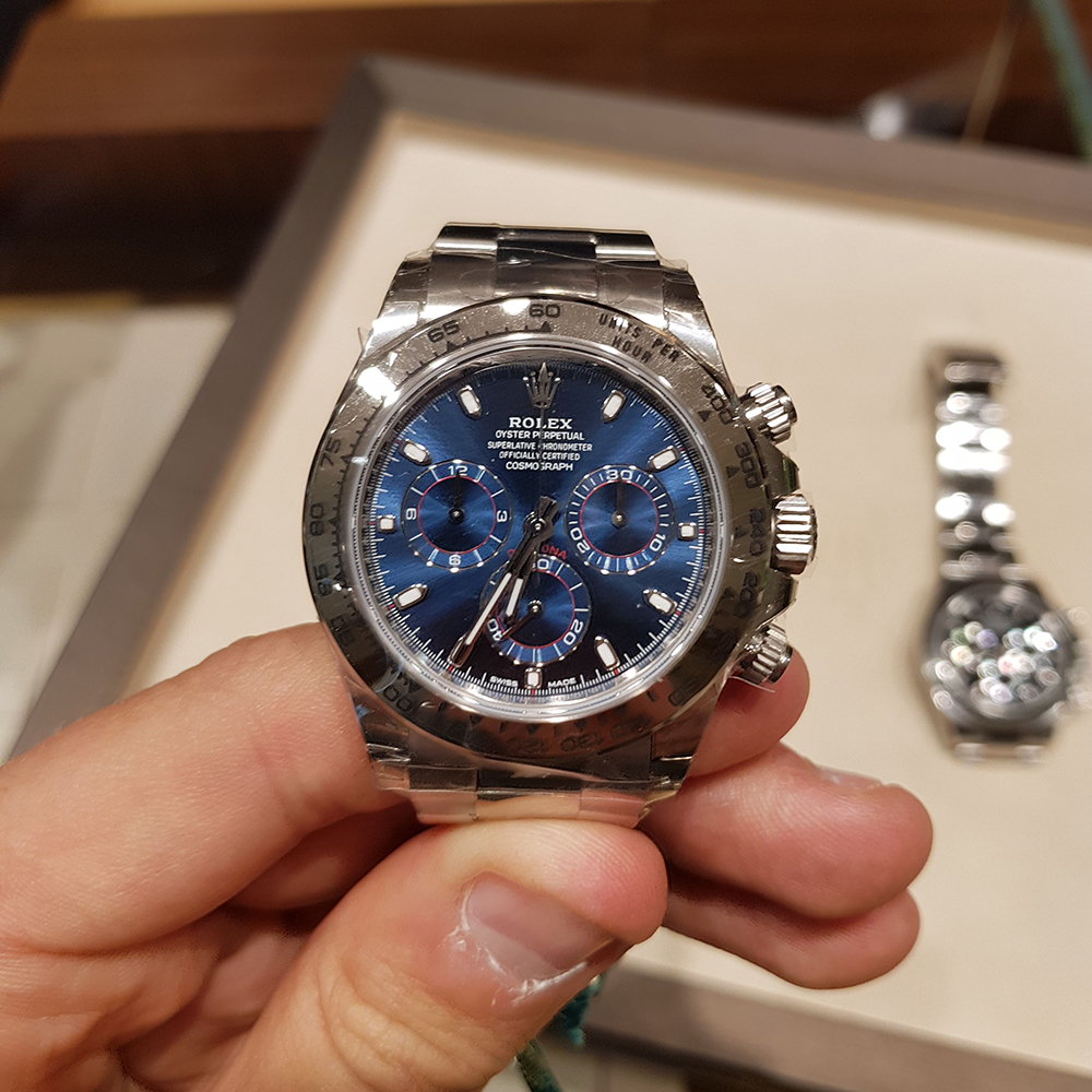 Big Discount-Rolex Cosmograph "Ghost" Daytona 40mm 18ct White Gold m116509 Series Unworn