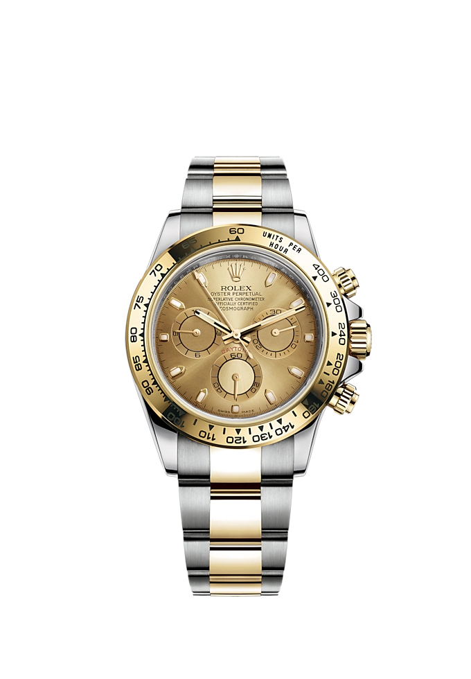 ​Rollie-The Crown Cosmograph Daytona Gold 40mm Champagne Dial 116503-0003