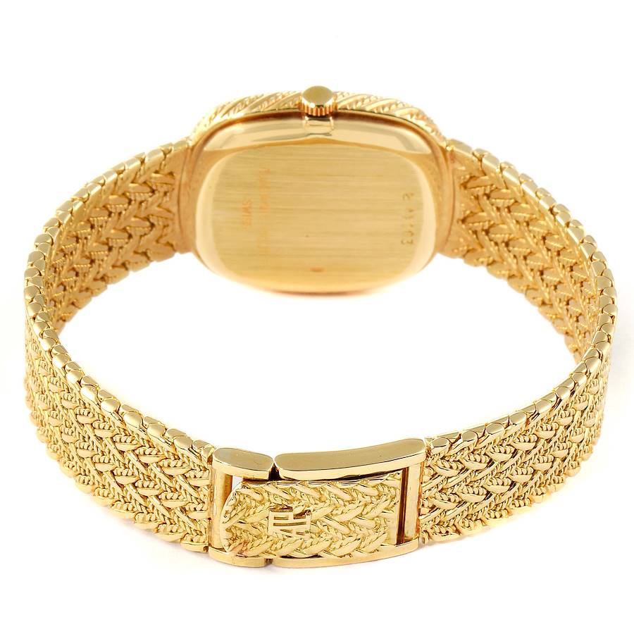 Audemars Piguet 18k Yellow Gold Diamond Dial Cocktail Ladies Watch