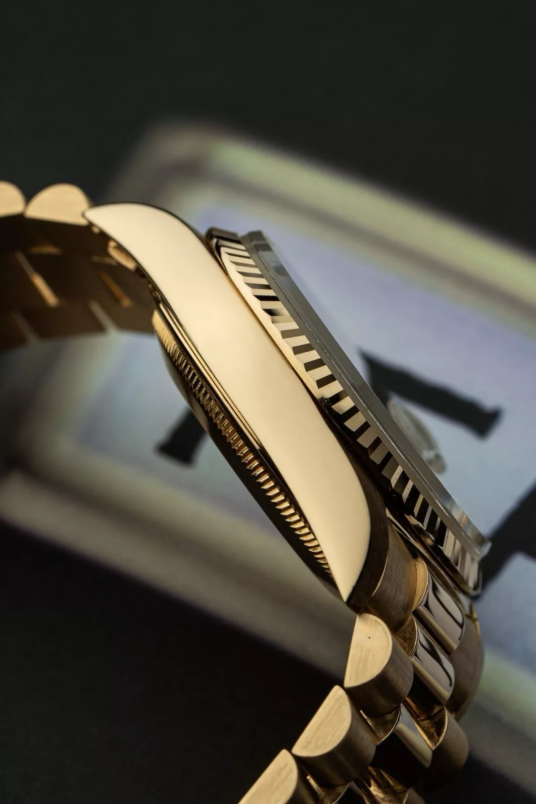 Rolex Day-Date 36mm Rare Aventurine Stone Dial President 18k Gold Ref. 18238