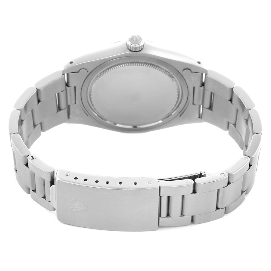 Rolex OysterDate Precision Silver Dial Vintage Steel Mens Watch 6694