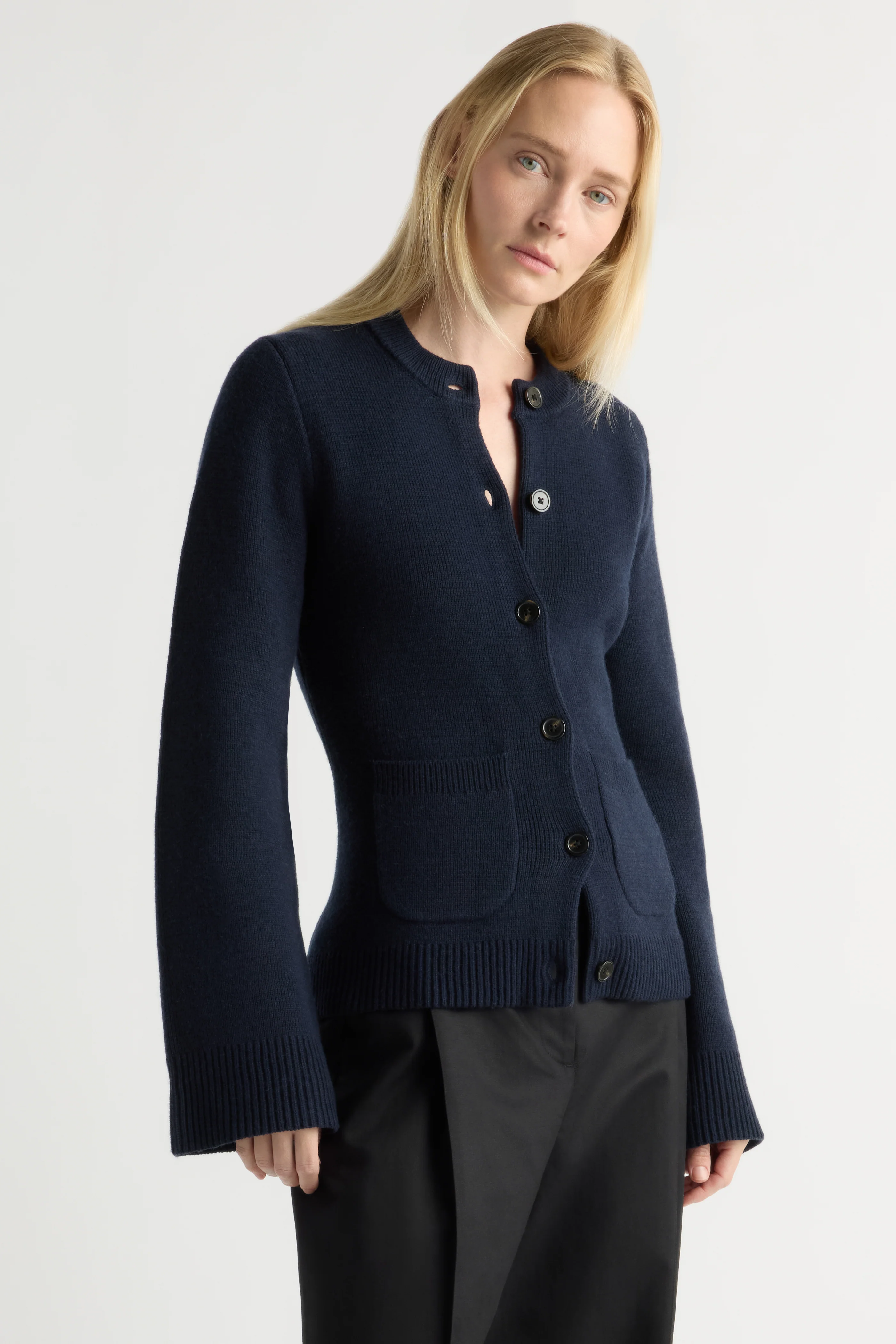 Eames Organic Cotton-Wool Cardigan