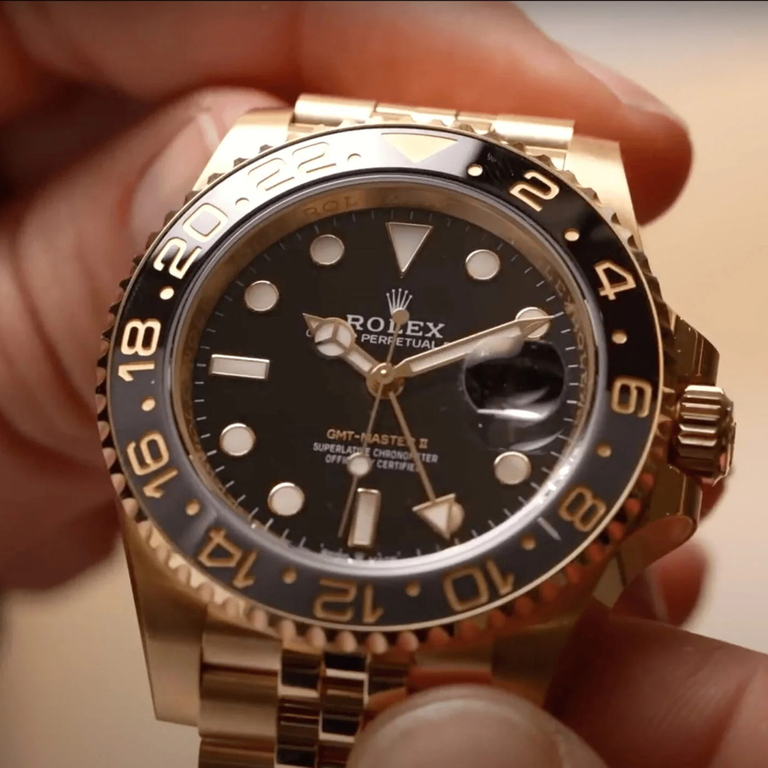 Rolex GMT-Master II NEW RELEASE 2023 Jubilee 18ct Yellow Gold 126718GRNR-0001 New