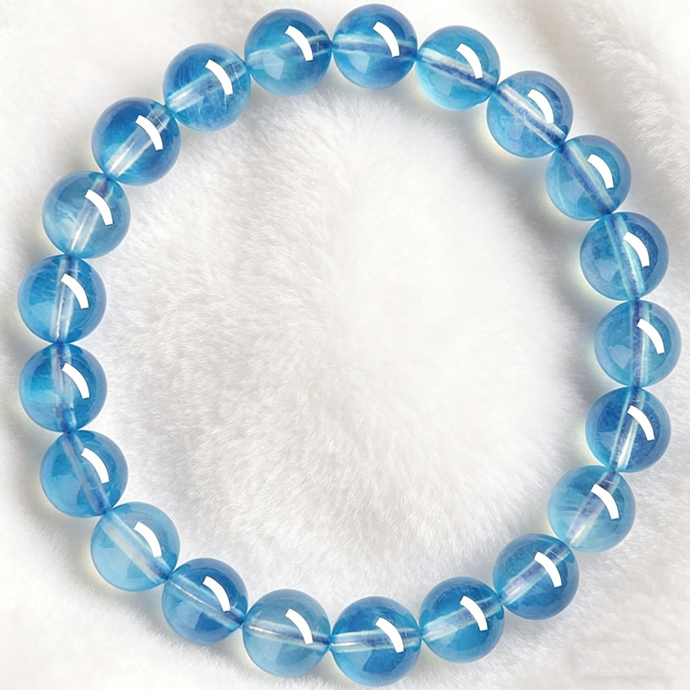 GemVibra Aquamarine Talisman Bracelet – Calm & Clarity Energy