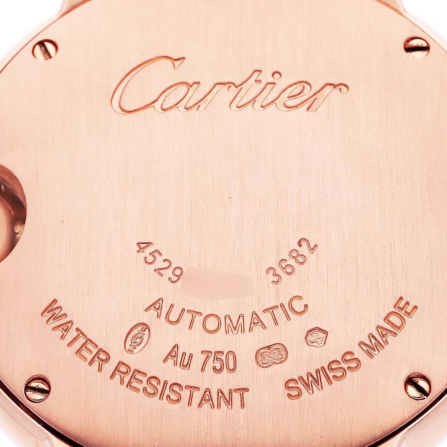 Cartier Ballon Bleu Rose Gold Diamond Ladies Watch WE902064
