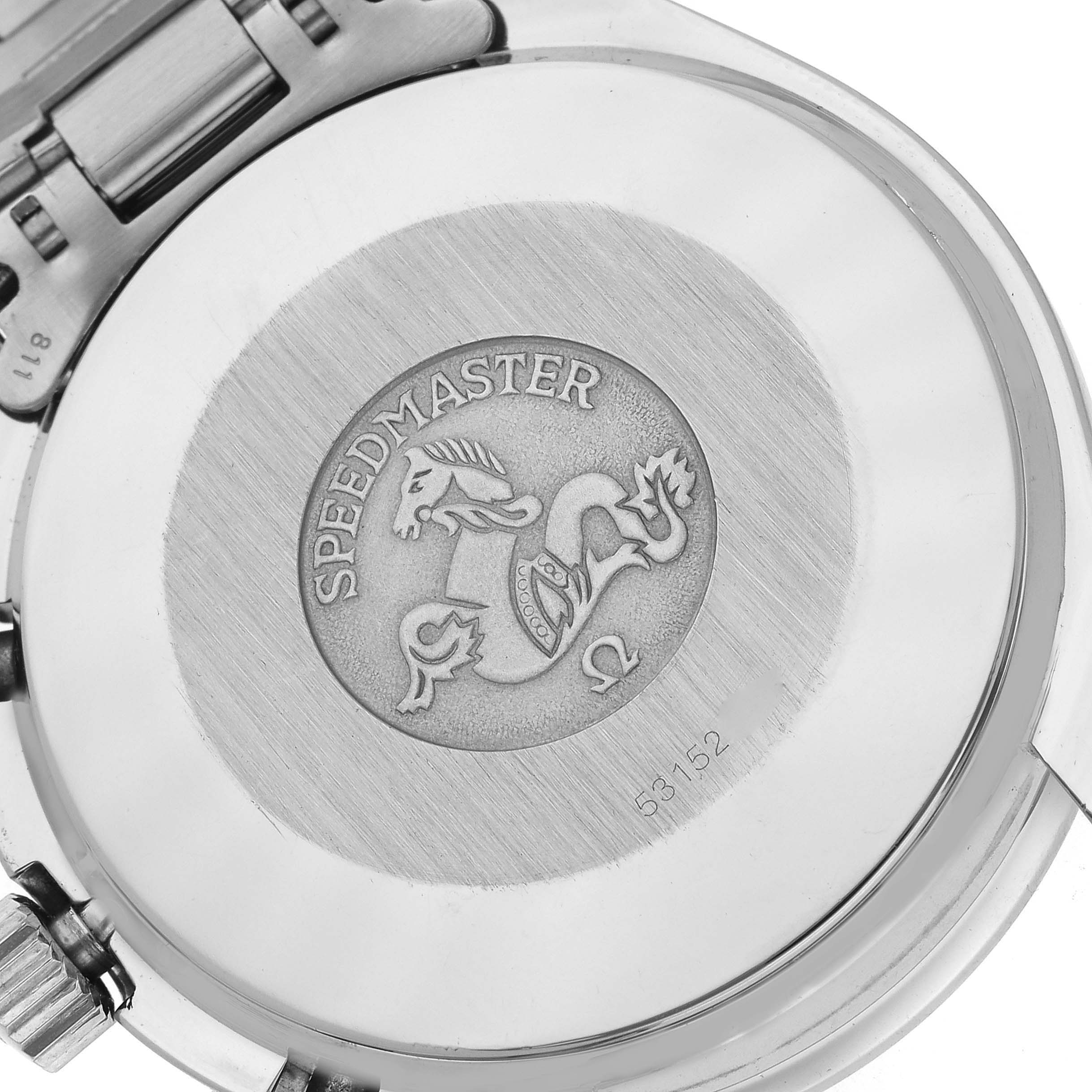 Omega Speedmaster Reduced Albino White Dial Steel Mens Watch 39.0 MM 3510.20.00