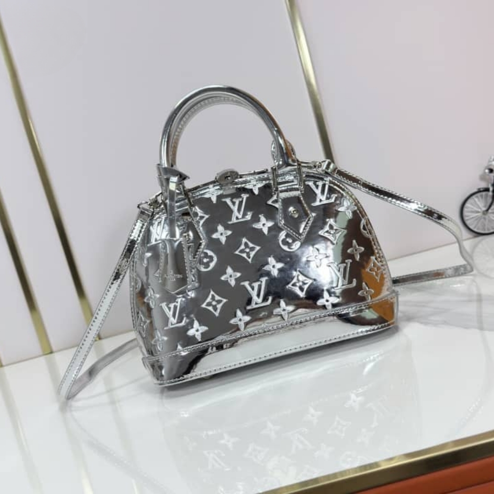 Louis Vuitton Alma BB Silver 23Cm