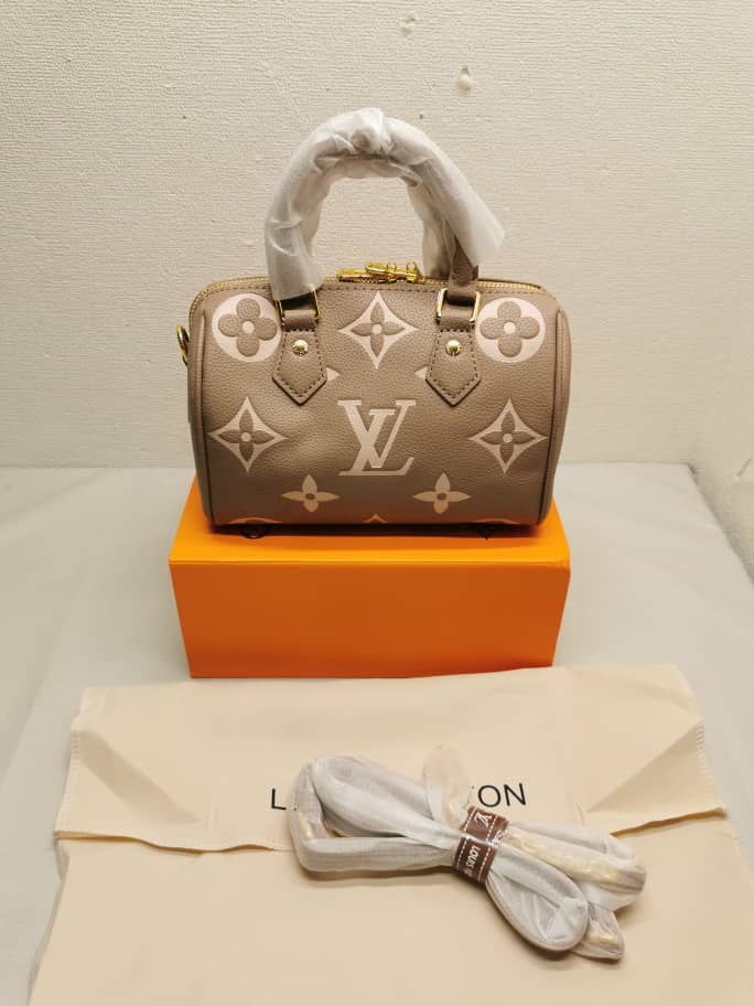 Louis Vuitton Speedy Bandoulière 20 Tourterelle Gray 20Cm M46575