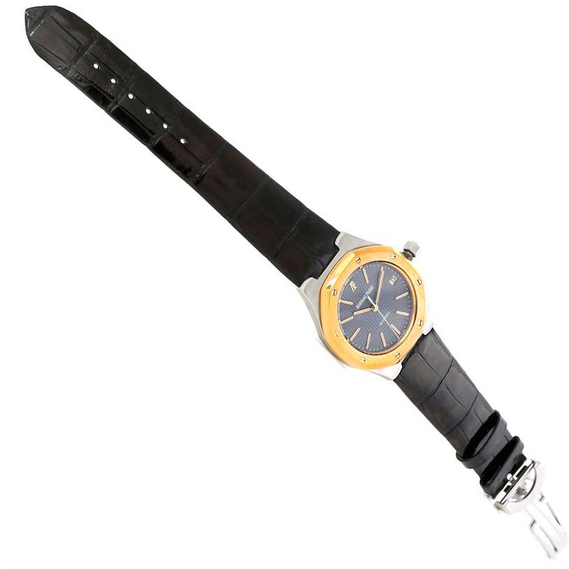 Audemars Piguet Royal Oak Cuir Steel 18K Yellow Gold Mens Watch 14800