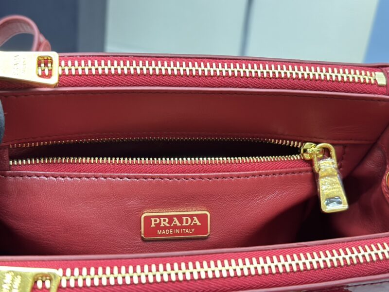 Replica Prada Galleria Red Patent