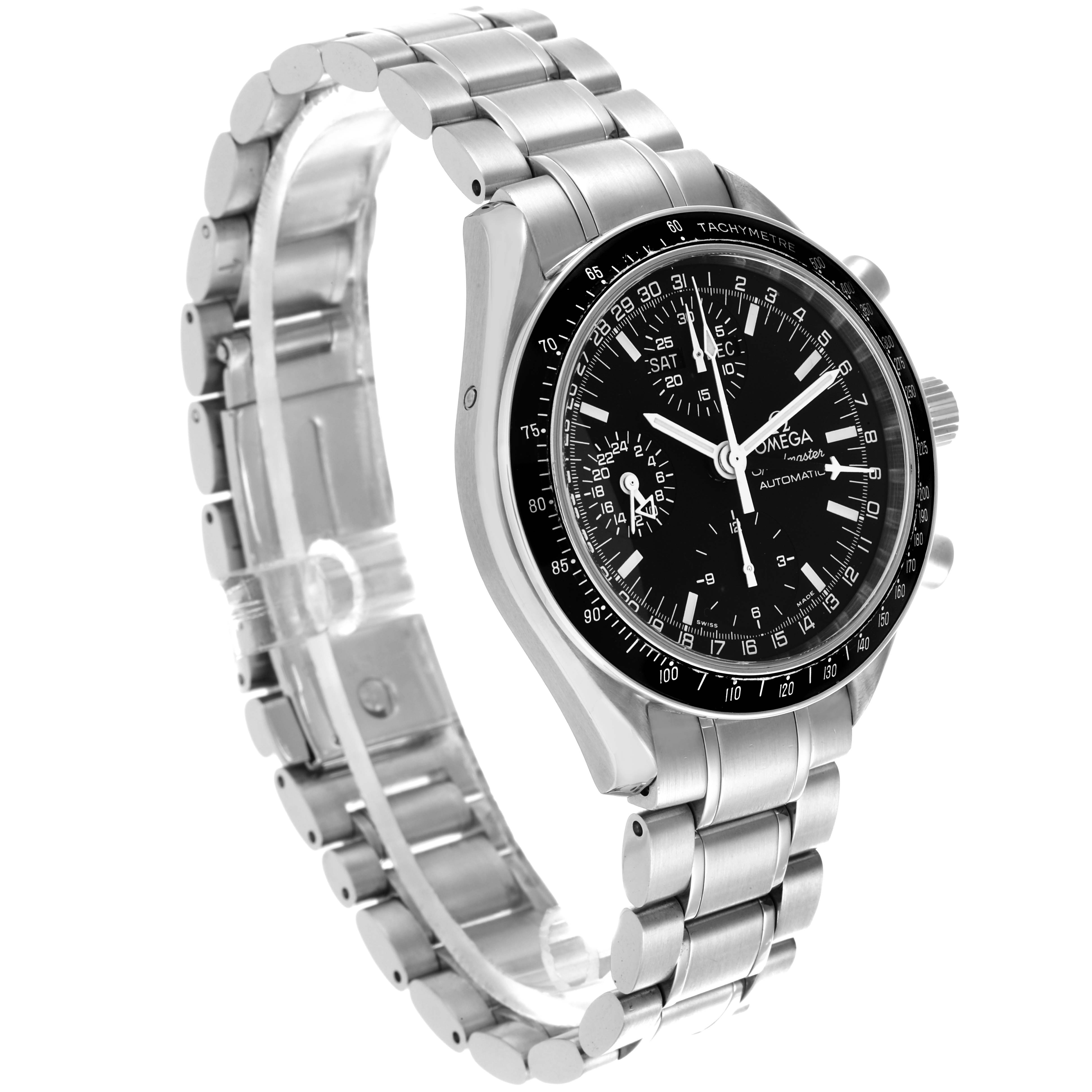 Omega Speedmaster Day-Date Black Dial Steel Mens Watch 39.0 MM 3520.50.00