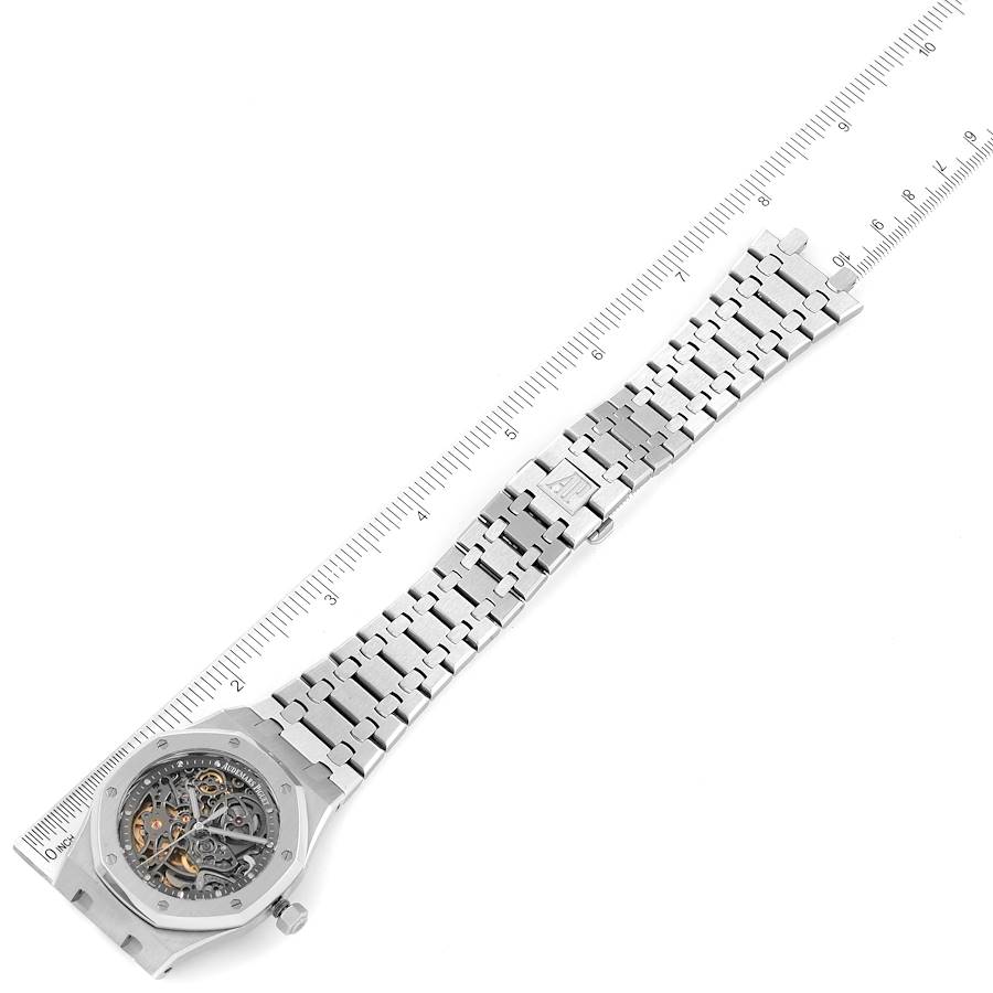 Audemars Piguet Royal Oak Openworked Steel Mens Watch 15305ST