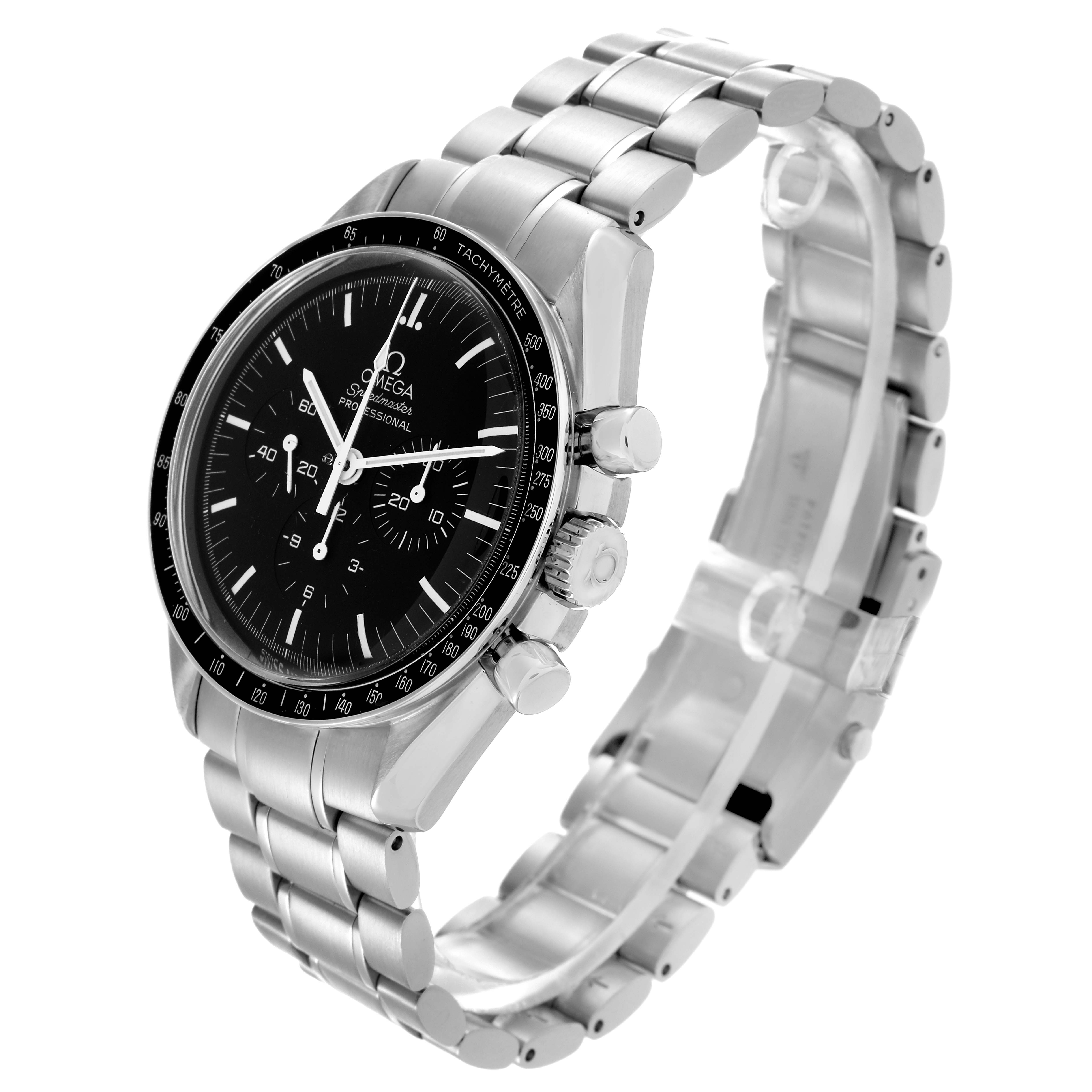 Omega Speedmaster Moonwatch Hesalite Steel Mens Watch 42.0 MM 3572.50.00
