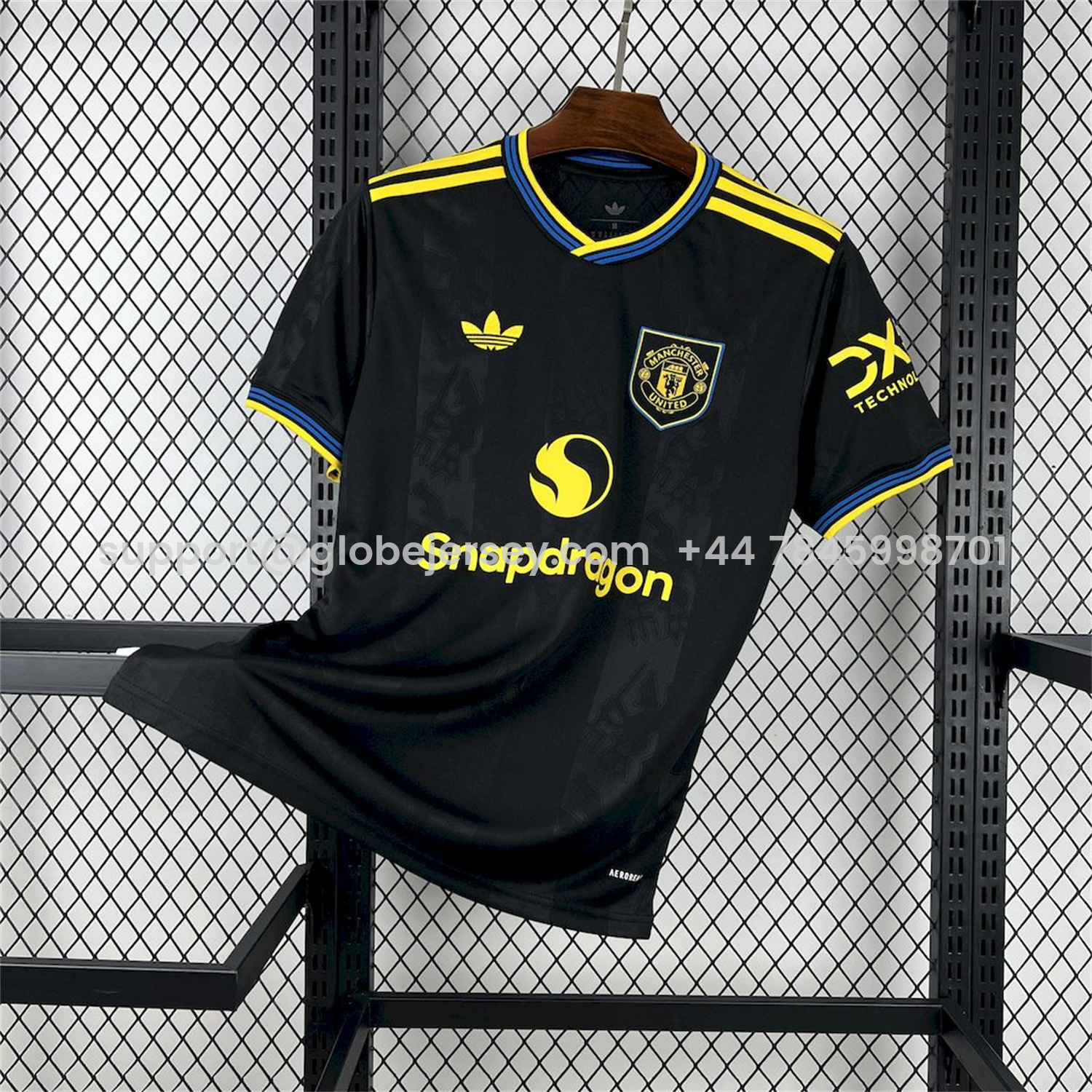 Manchester United 25-26 Third Black Jersey - Fans Version