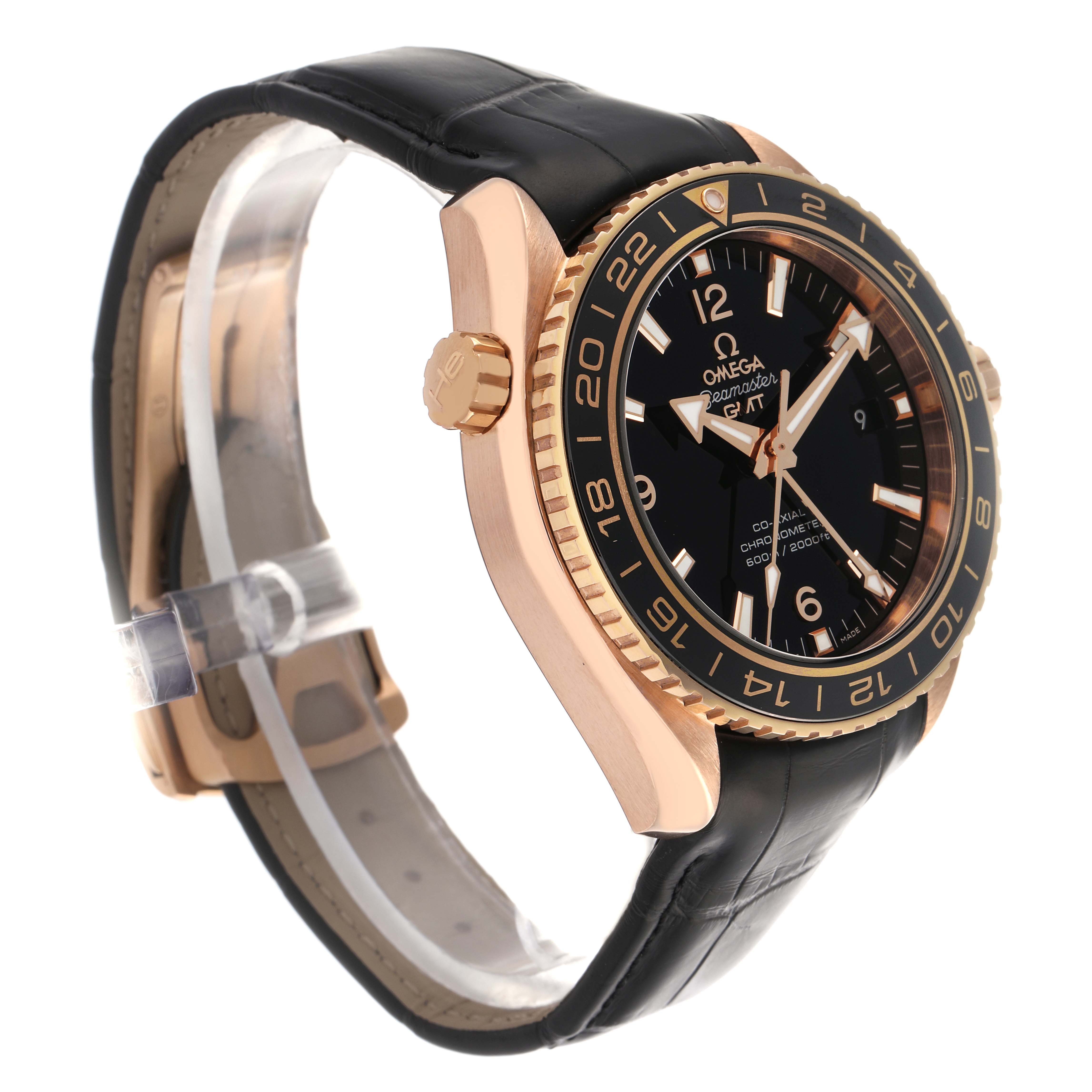 Omega Seamaster Planet Ocean Rose Gold Mens Watch 43.5 MM 232.63.44.22.01.001