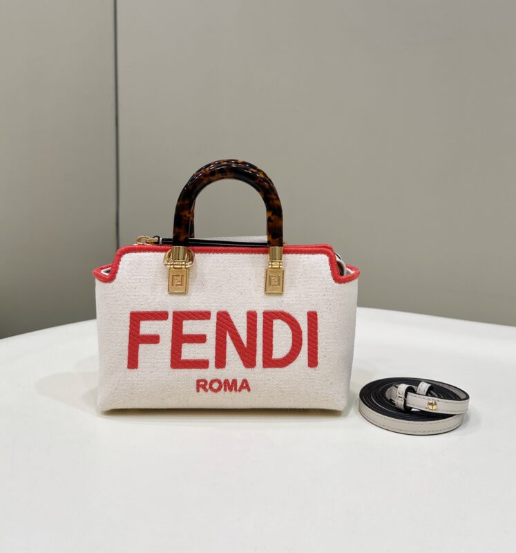 Replica Fendi By The Way Boston Red White