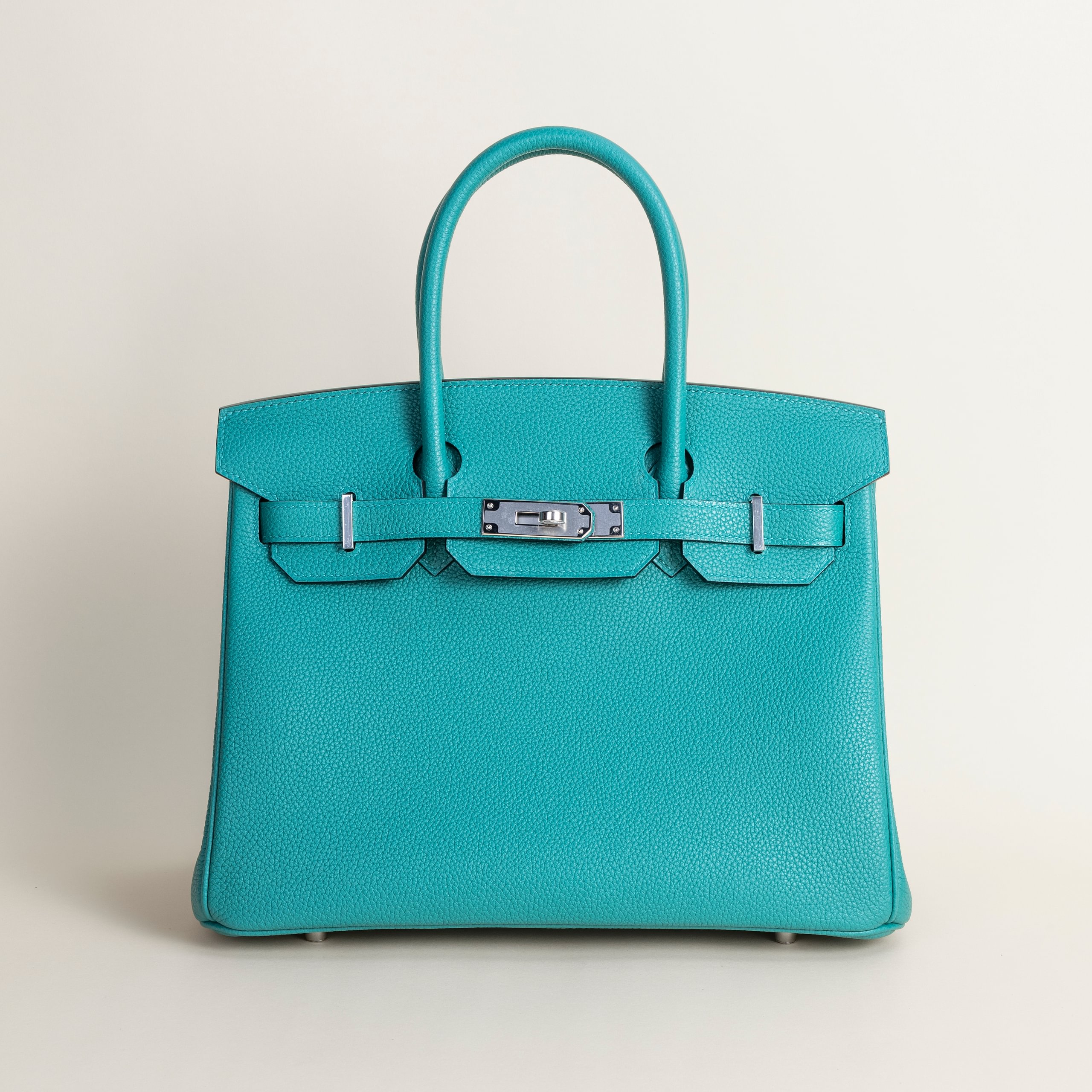Birkin 30 togo Blue Paon PHW