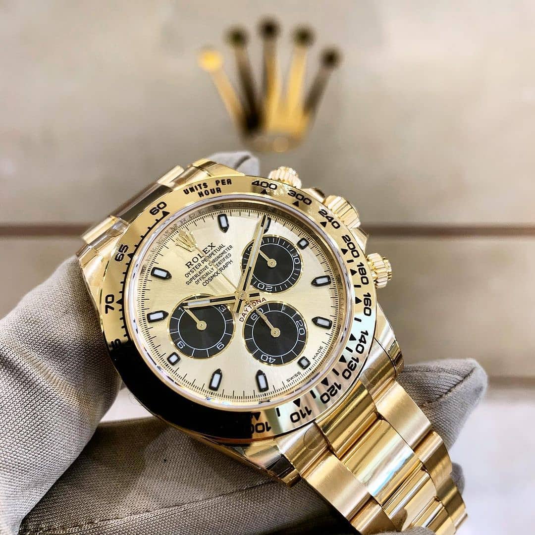 Rolex Daytona &lsquo;Pikachu&rsquo; Gold 18k Yellow Gold Oyster Steel 40 mm 116508