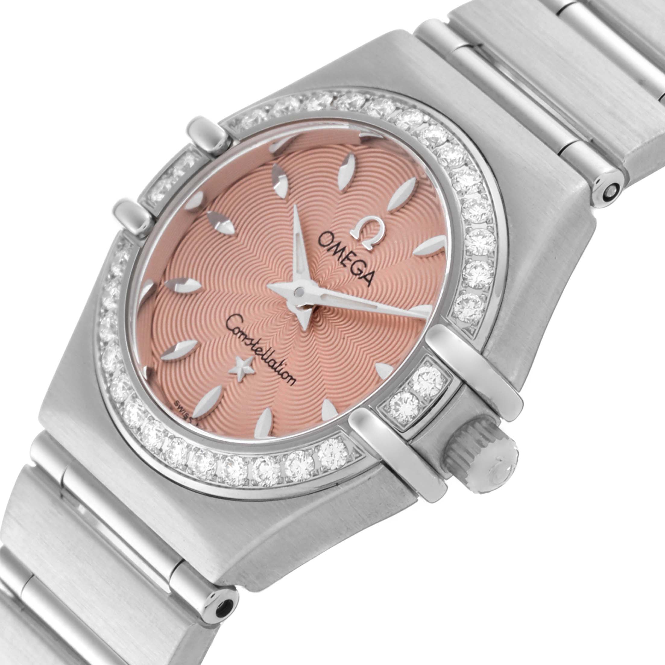 Omega Constellation MiniSalmon Dial Ladies Watch 22.0 MM 1466.62.00