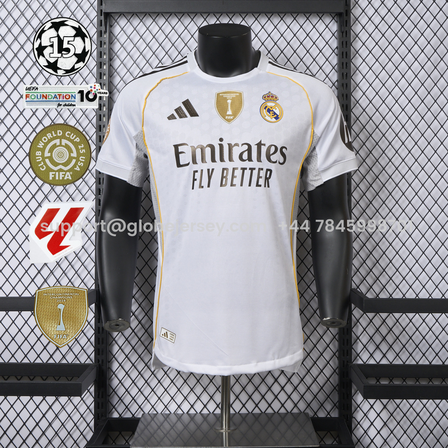 Real Madrid 25-26 Home White Jersey - Player Version