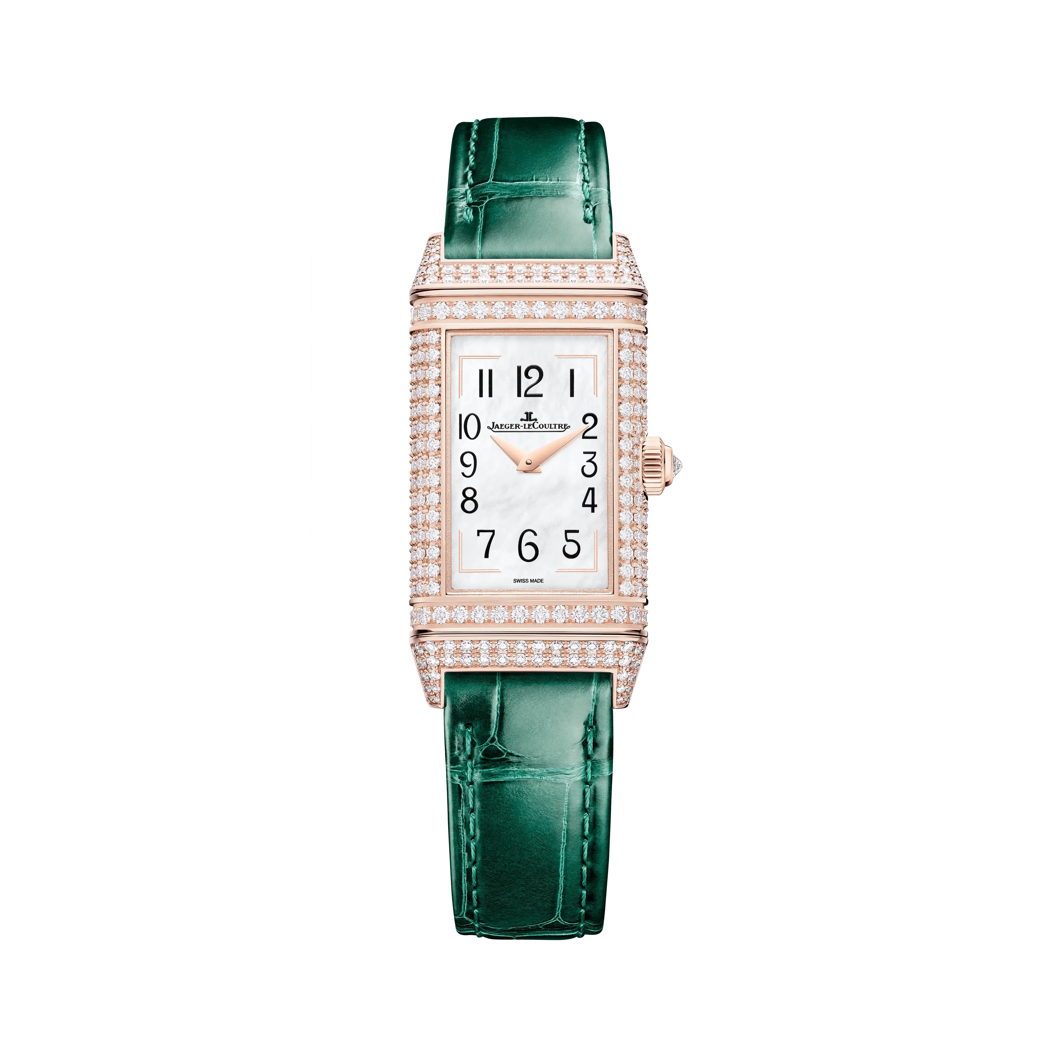 Pink Gold Reverso One Precious Flowers Women&rsquo;s Watch Q3292434