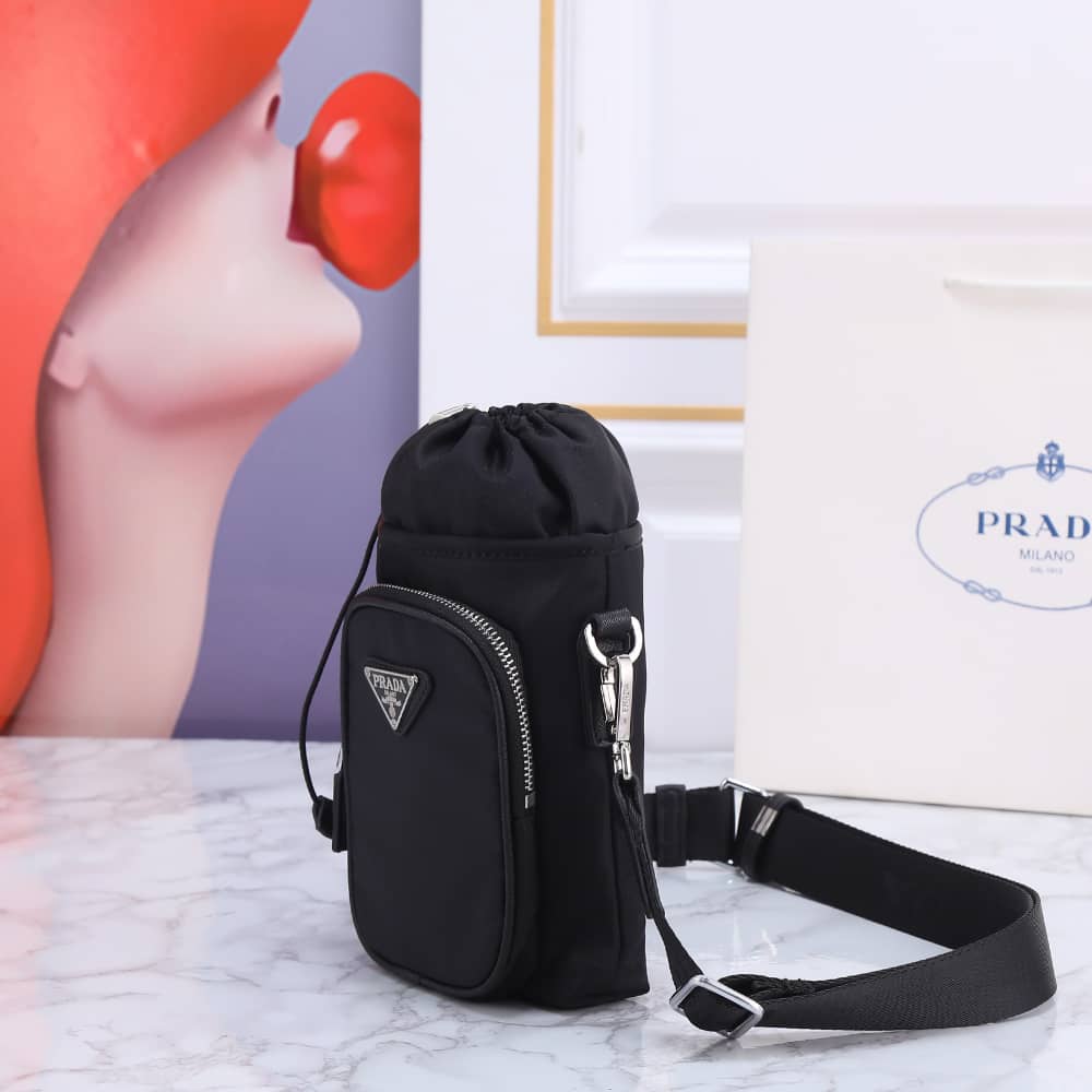 Prada Re Nylon Smartphone Case Black 18Cm 2Zh1552Dmif0002