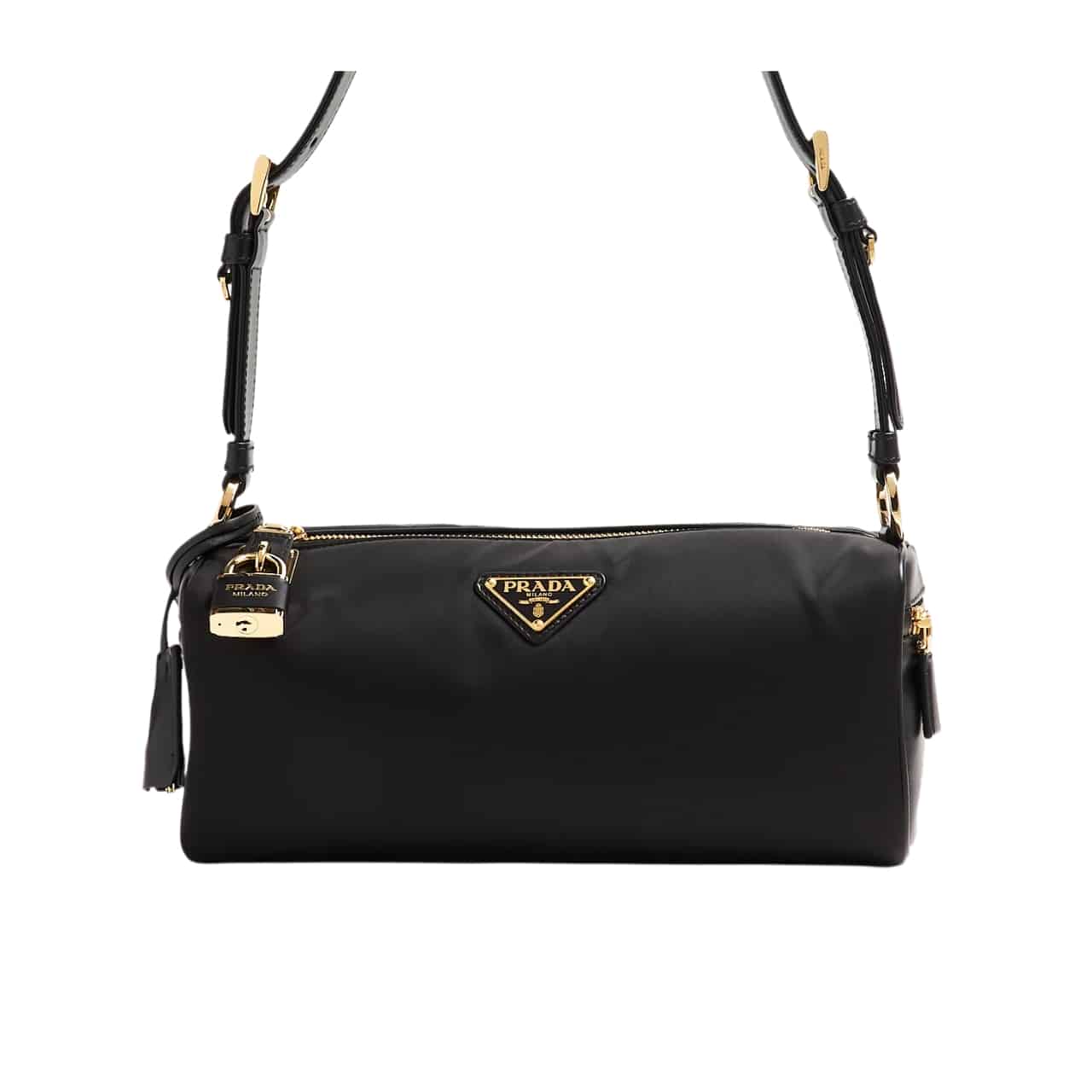 Prada Re Nylon Pouch Black 28cm 1ne058 2c05 F0002