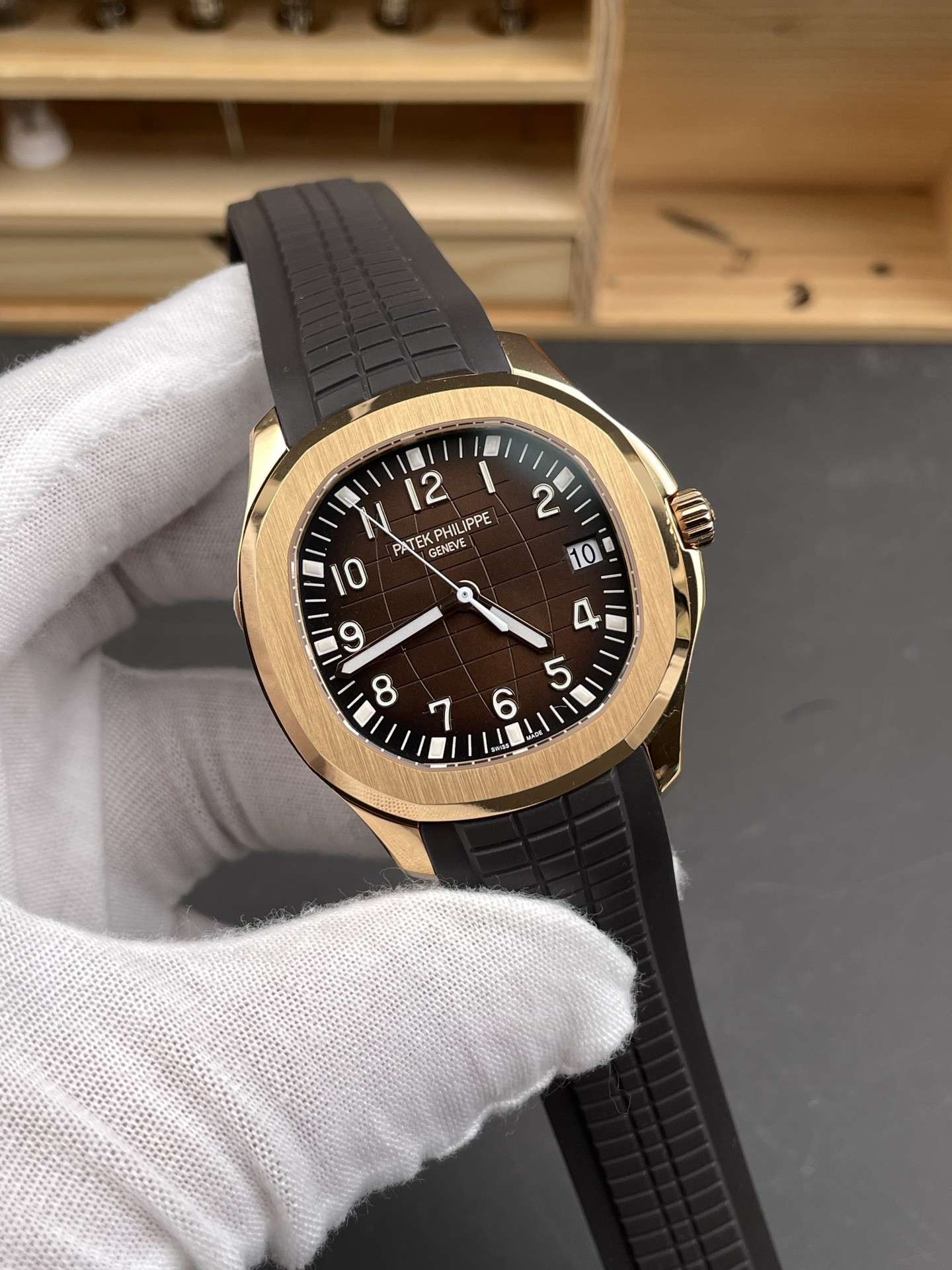 Patek Aquanaut 5167 Rose Gold Coffee Brown Dial V4 Version