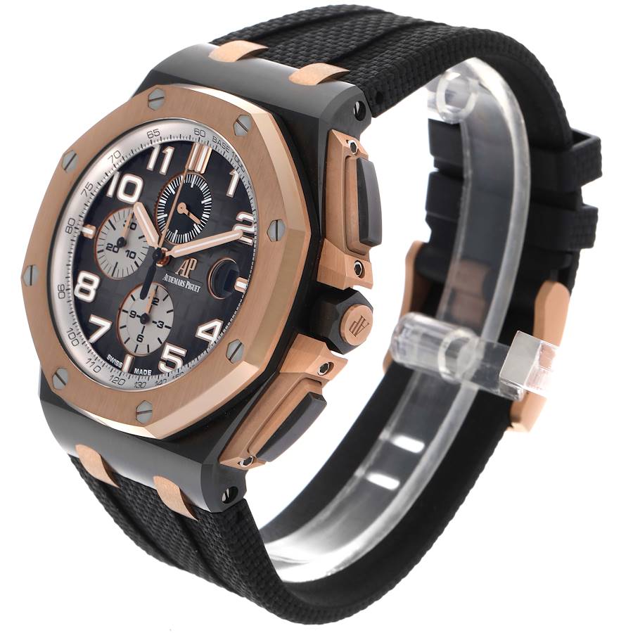 Audemars Piguet Royal Oak Offshore Rose Gold Ceramic Watch 26405NR