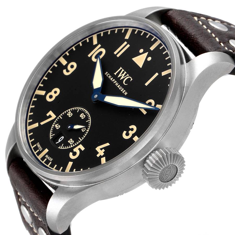 IWC Big Pilot Heritage Black Dial Titanium LE Mens Watch IW510301