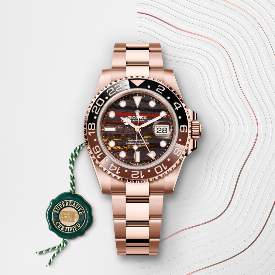 2025 NEW Rolex GMT-Master II 18 ct Everose gold, M126715CHNR-0002