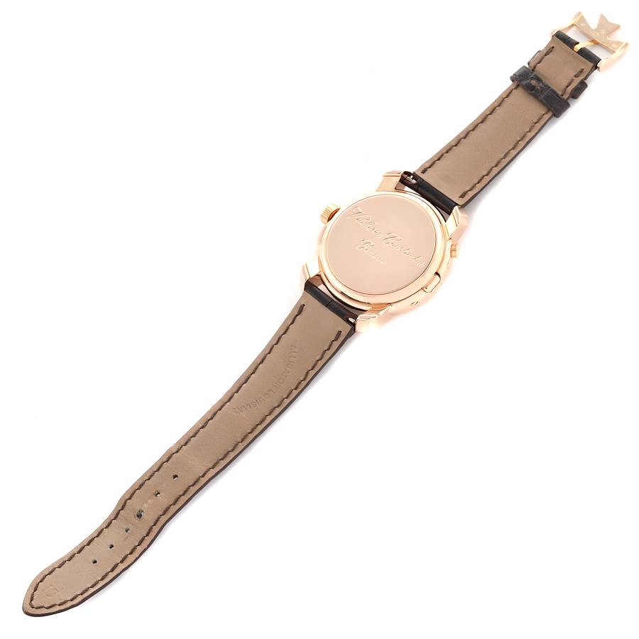 Vacheron Constantin Malte Dual Time Regulator Rose Gold Mens Watch 42005