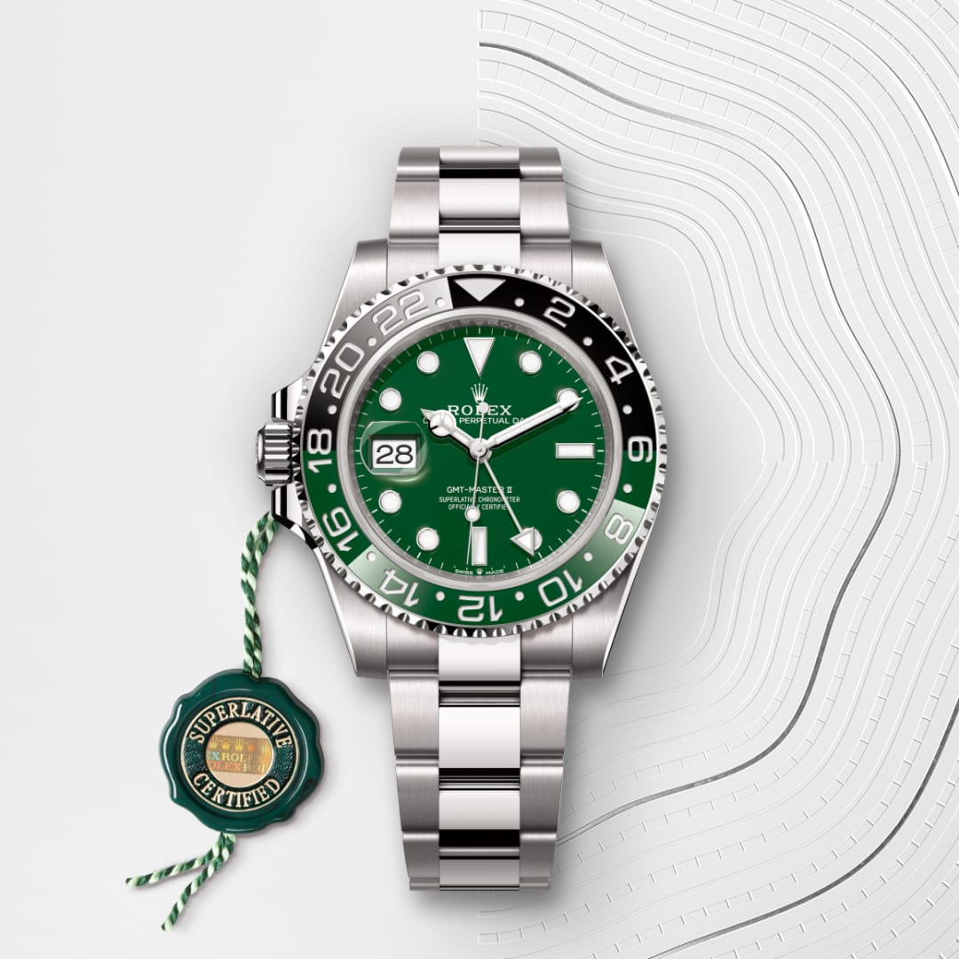 2025 GMT-Master II Oyster, 40 mm, white gold M126729VTNR-0001