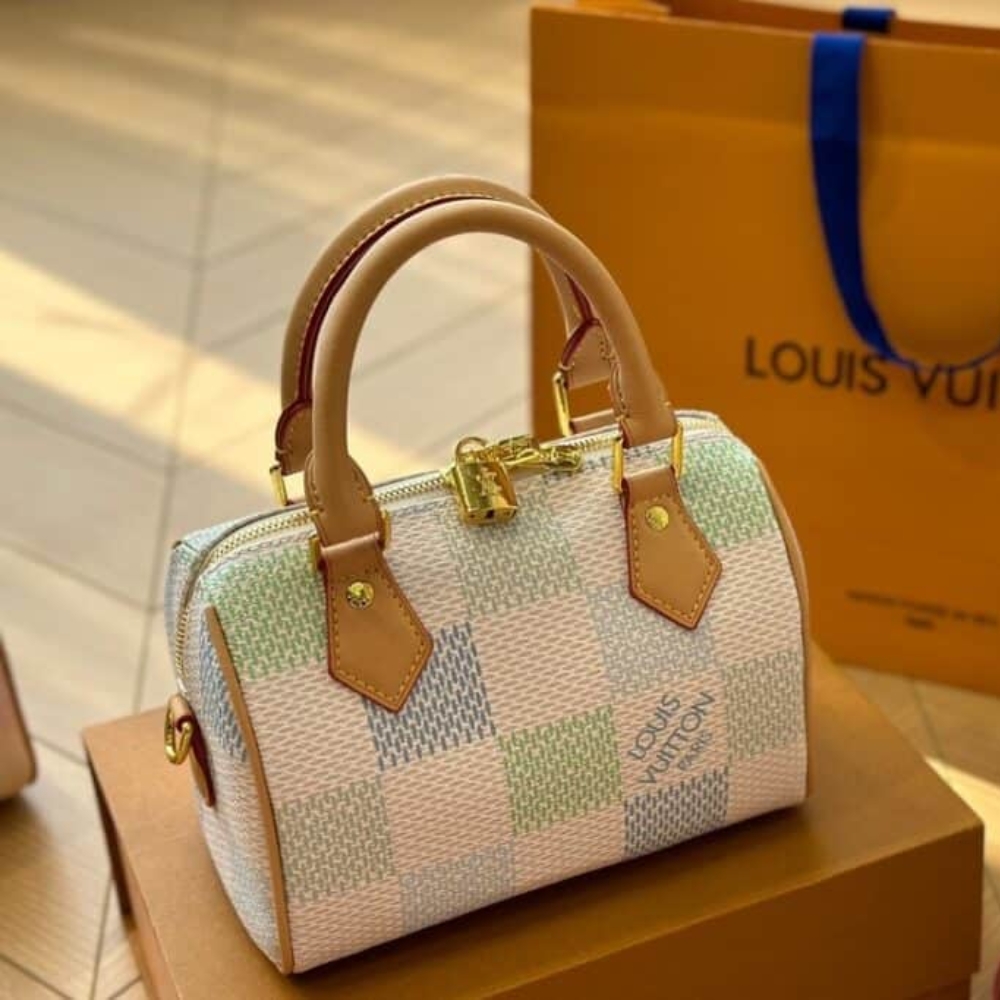 Louis Vuitton Speedy Bandoulière 20 Damier Canvas Pistachio 20Cm N40515
