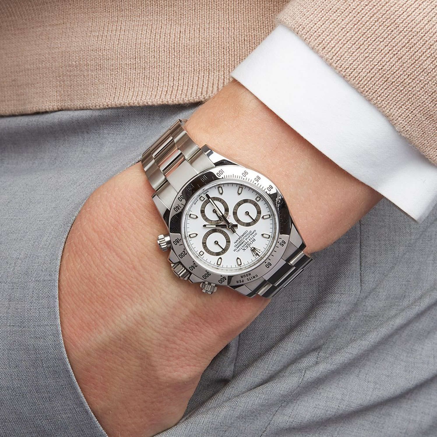 ​Rollie-The Crown Daytona Stainless Steel 40mm APH Dial 116520 Brand New