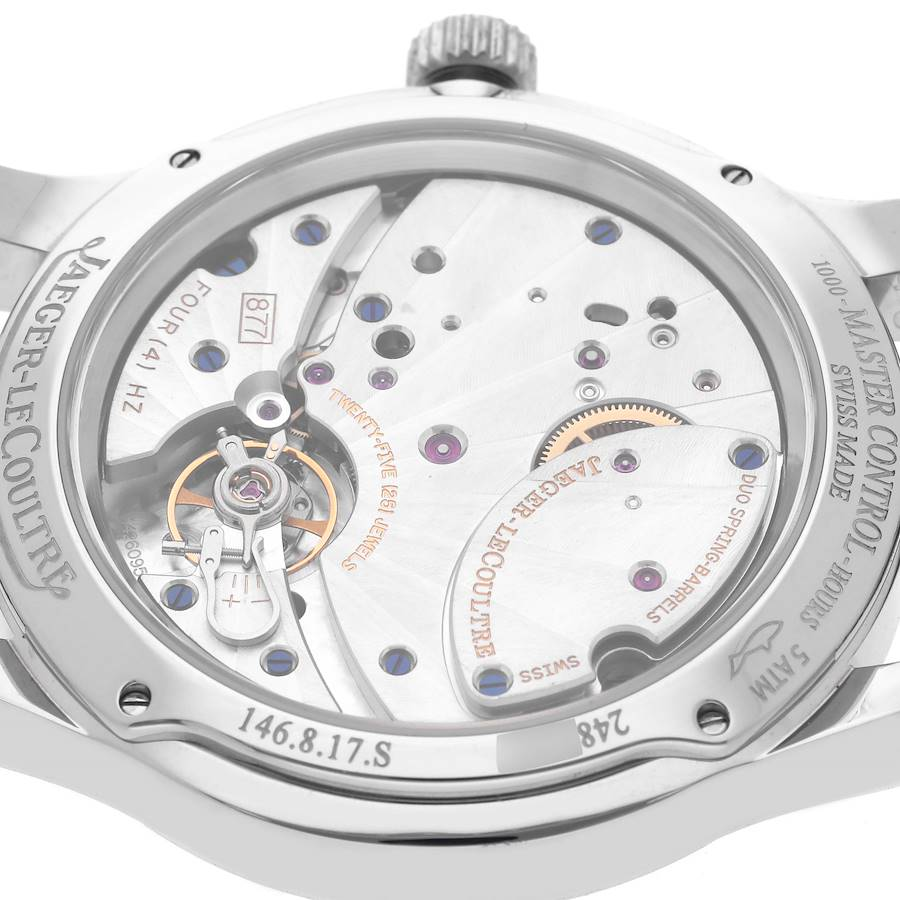 Jaeger Lecoultre Reserve De Marche Steel Mens Watch 146.8.17.S Q1608420