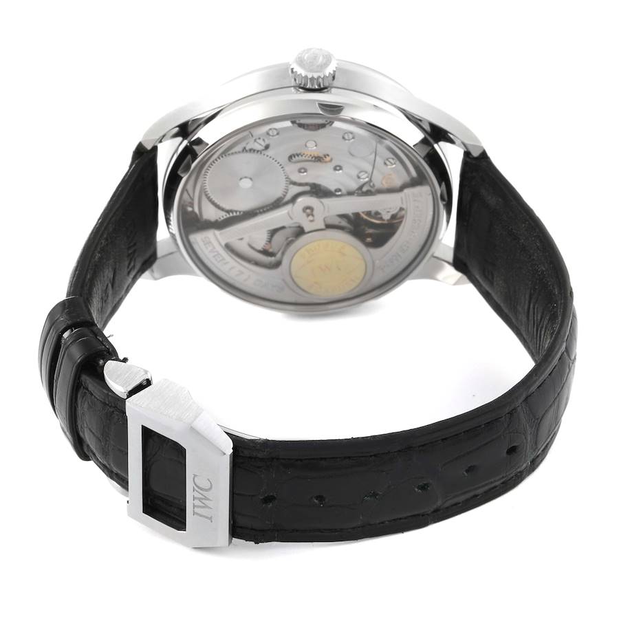 IWC Portuguese Automatic Silver Dial Steel Mens Watch IW500107