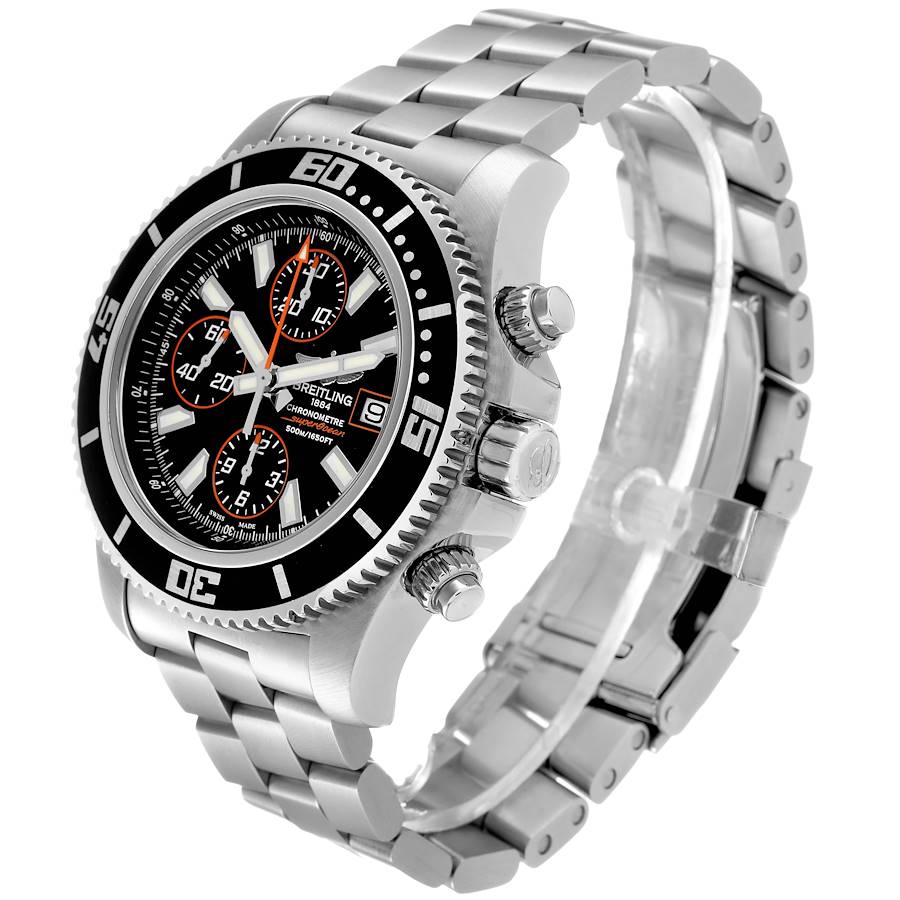 Breitling SuperOcean Chronograph II Orange Abyss Dial Watch A13341