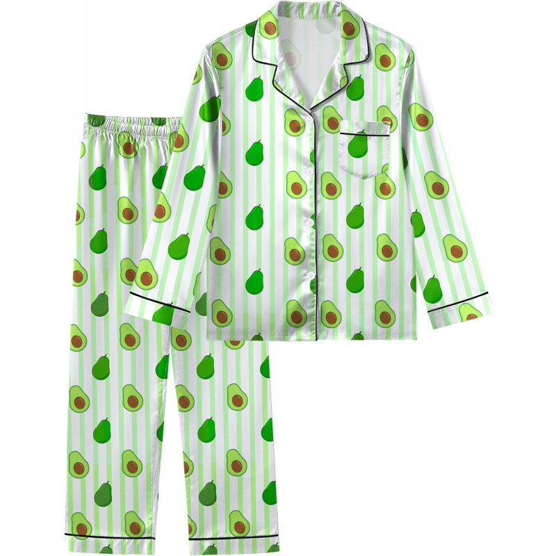 Girls Pajamas Satin Pajama Set