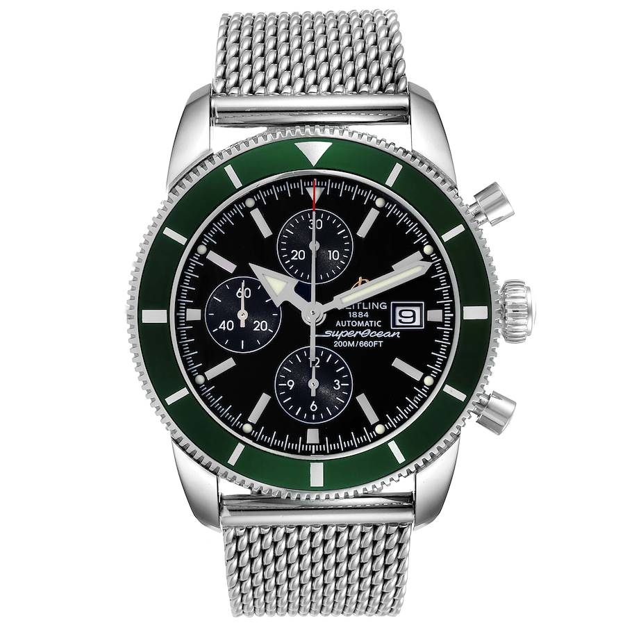 Breitling SuperOcean Heritage Chronograph LE Green Bezel Watch A13320