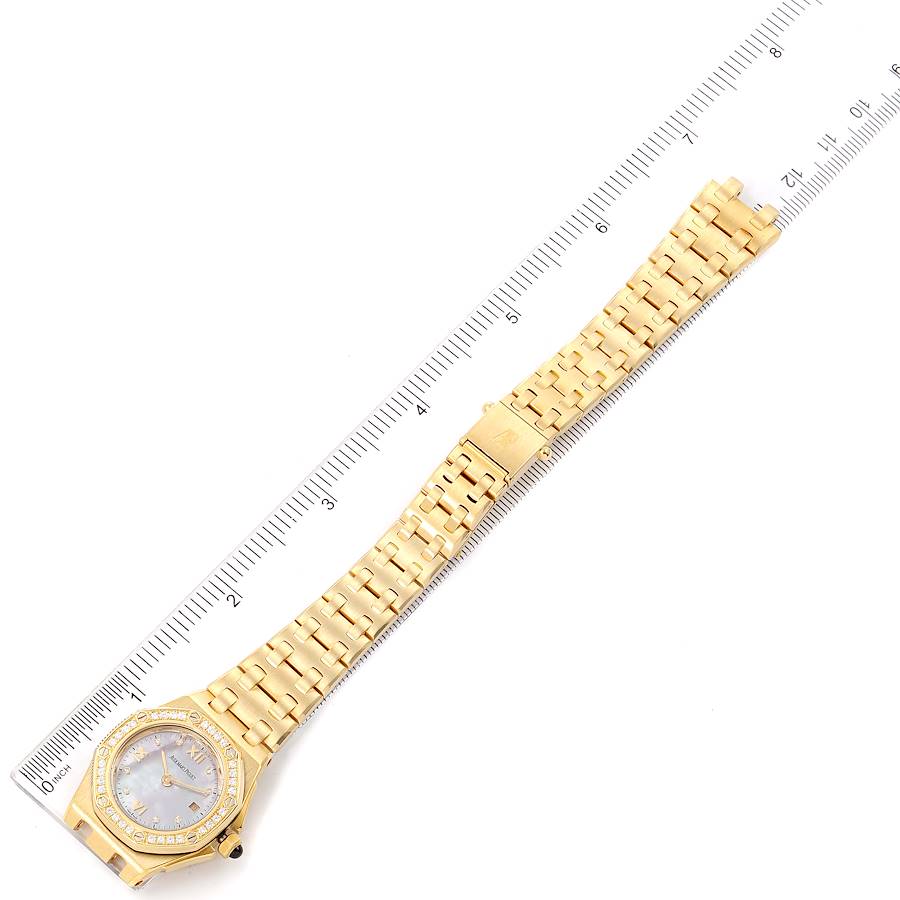 Audemars Piguet Royal Oak Offshore Yellow Gold Diamond Ladies Watch 67151BA