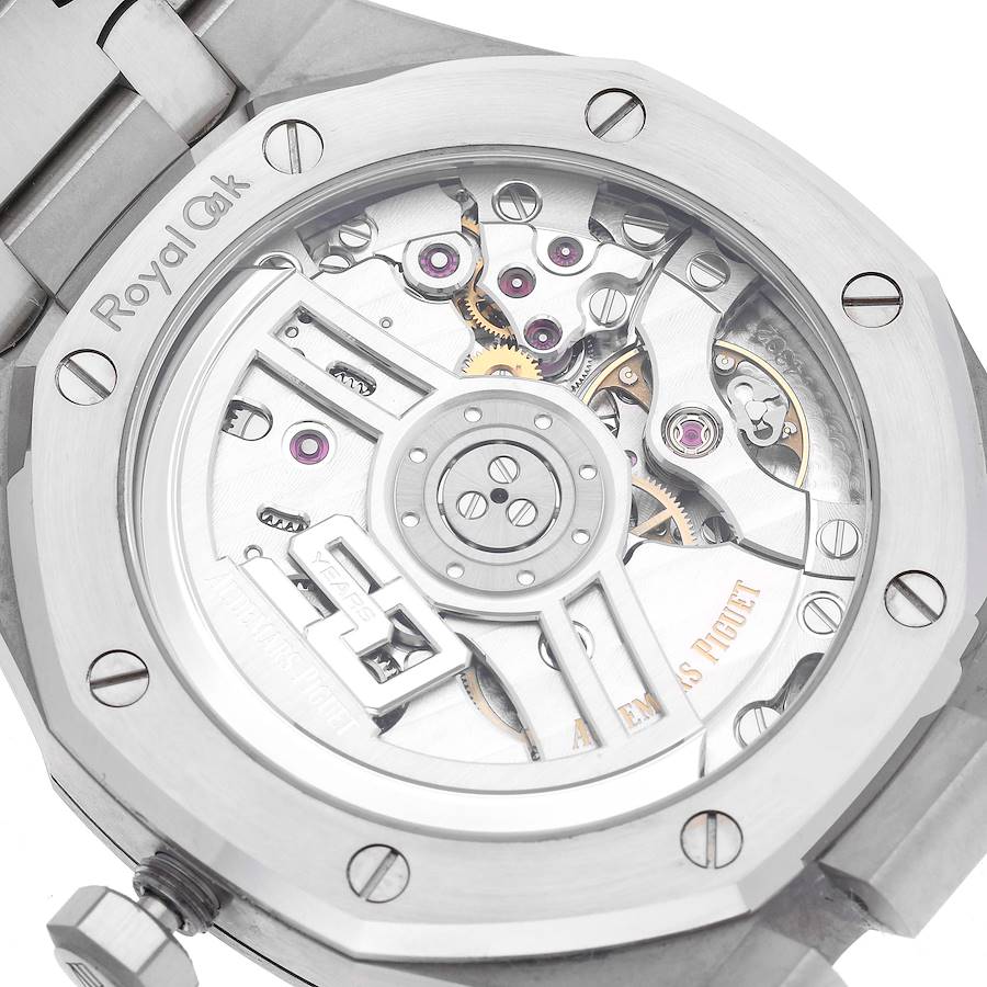 Audemars Piguet Royal Oak Blue Dial Steel Mens Watch 15500ST