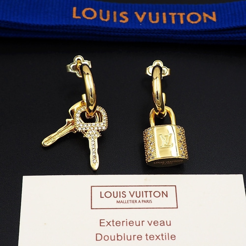 Louis Vuitton Lv Padlock Earrings M01583
