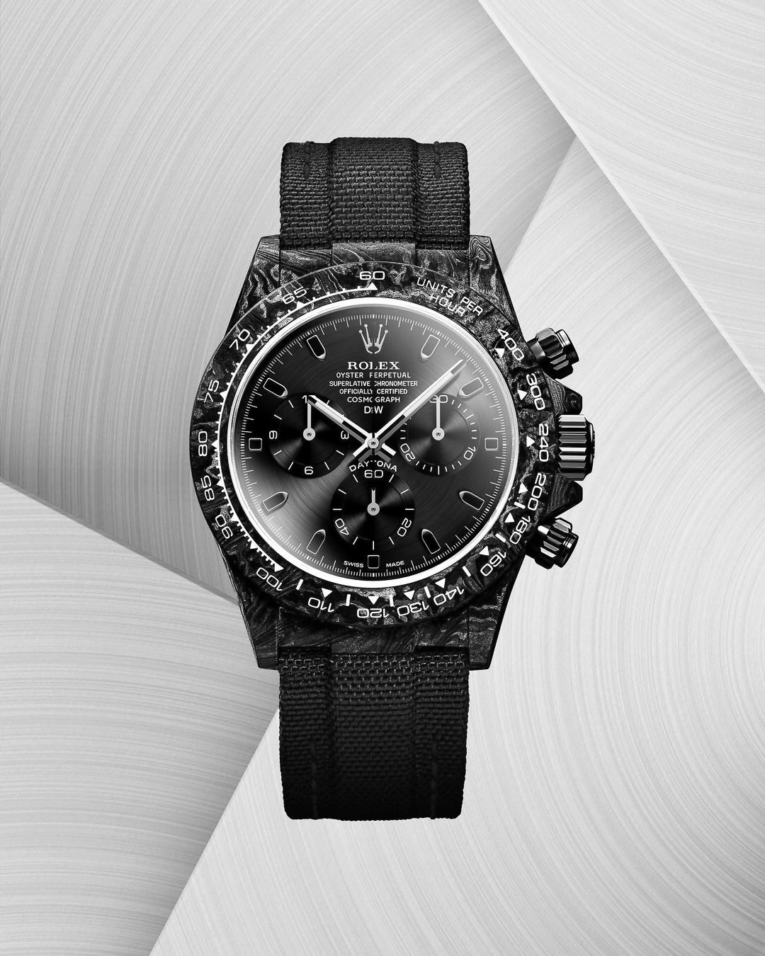 NTPT Carbon DiW Rolex Daytona &ldquo;ALL BLACK"
