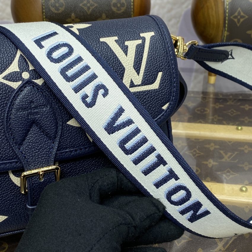 Replica Louis Vuitton Nano Diane Satchel Blue – Pink