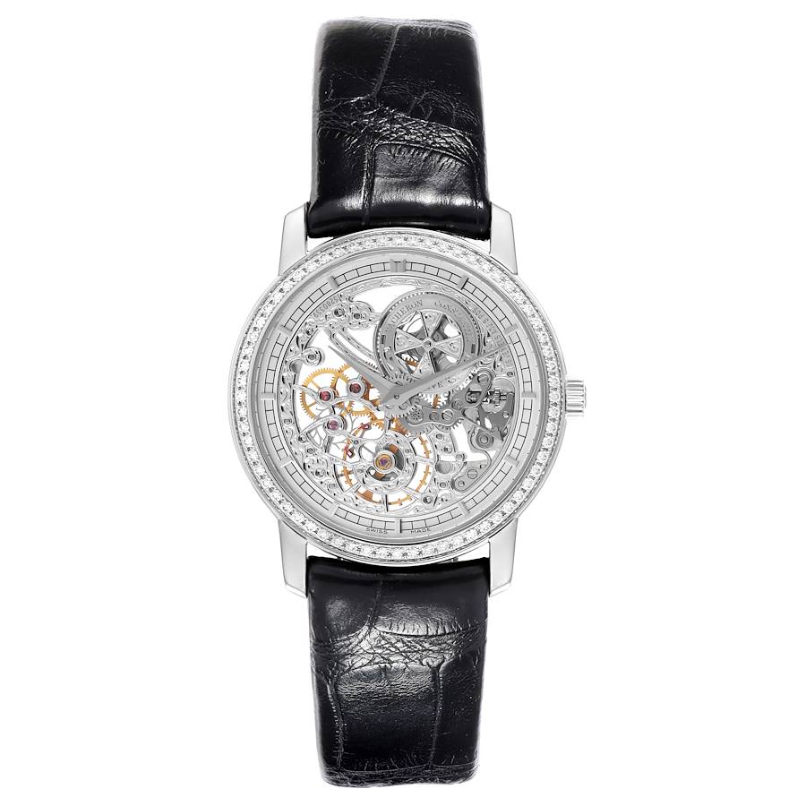Vacheron Constantin Traditionnelle White Gold Diamond Ladies Watch 33558