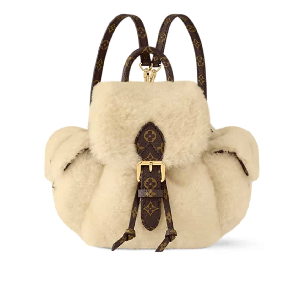Louis Vuitton Nano Teddy Backpack Cream 25Cm M11919