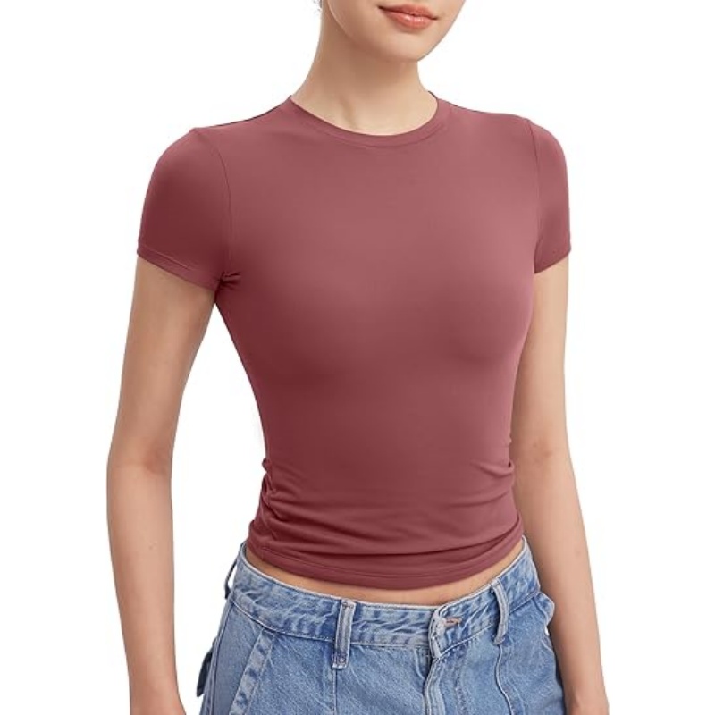 Women's Crew Neck Short Sleeve Tops